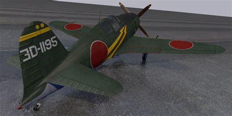 Mitsubishi J2M3 Raiden (Jack) - 3D Model by ChipBassChaos