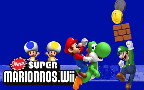 New Super Mario Bros Wii wallpaper - Video Games Blogger