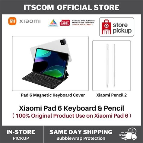 Xiaomi Pad 6 Series Original Accessories | Xiaomi Pad 6 Smart keyboard ...