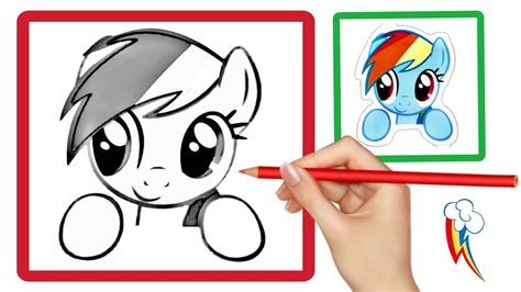 With 5 easy steps, everyone can draw ( Rainbow Dash). Easier than you ...