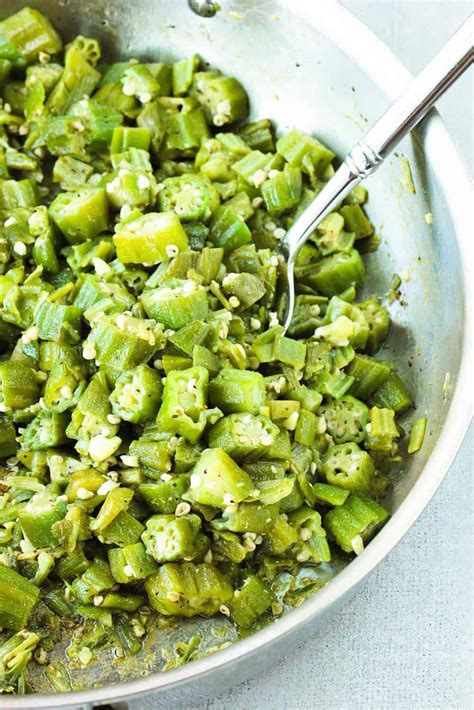 Best-Ever Skillet Okra with Garlic | How To Feed A Loon