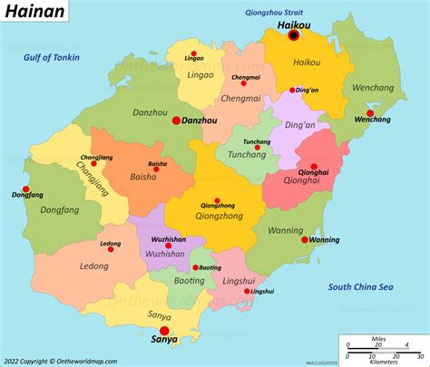 Hainan Map | China | Detailed Maps of Hainan Island