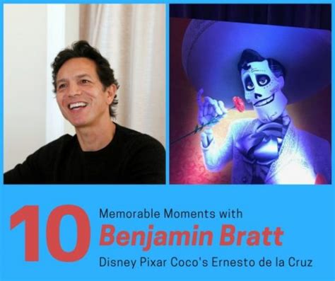 10 Memorable Moments with Benjamin Bratt, Disney Pixar Coco's Ernesto ...