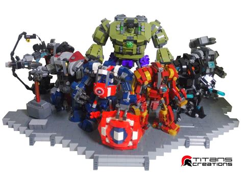 Avengers Assemble | Lego custom minifigures, Lego projects, Cool lego ...