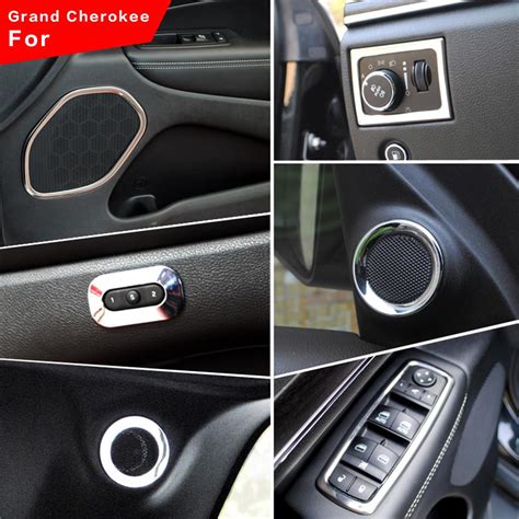 19x Interior Accessories Cover Trim Kit Whole for Jeep Grand Cherokee ...