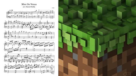 Mice On Venus (C418) - piano version with FREE sheet music - YouTube