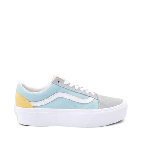 Vans Old Skool Platform Skate Shoe - Pastel Color-Block | Journeys