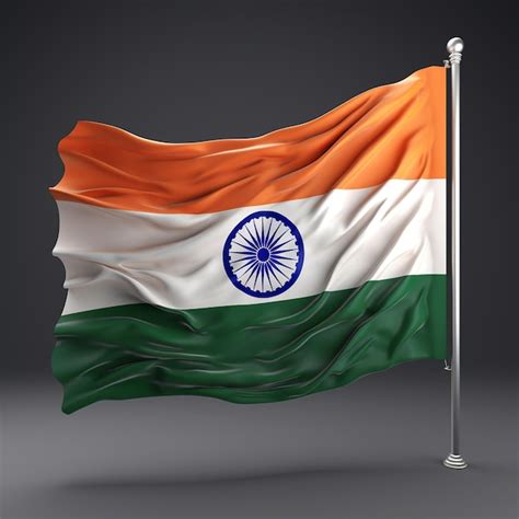 Premium AI Image | Indian republic day 26 january and india flag