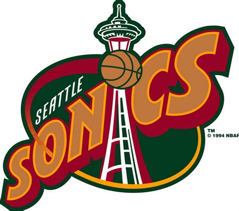 Seattle supersonics primary logo history – Artofit