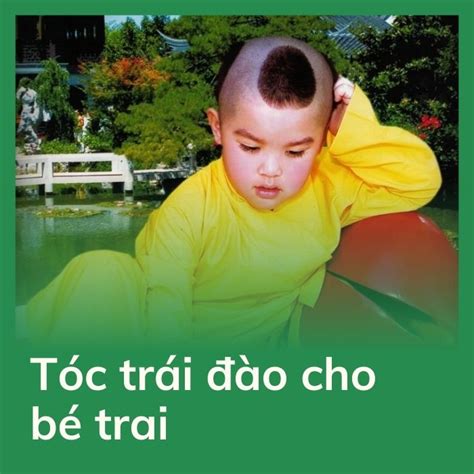 Những kiểu tóc trái đào cho bé trai dễ thương, ngộ nghĩnh