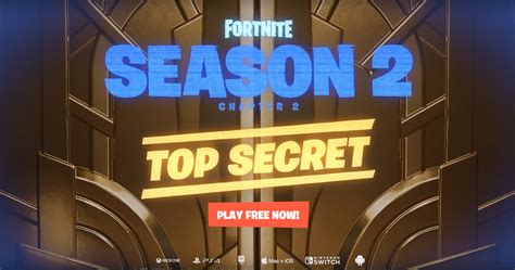 Fortnite Chapter 2 Season 2 Cinematic Trailer Released - Top Secret ...