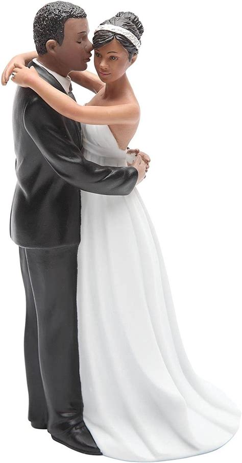 16 Black Couple Wedding Cake Toppers to Personalize Your Cake | Wedding ...