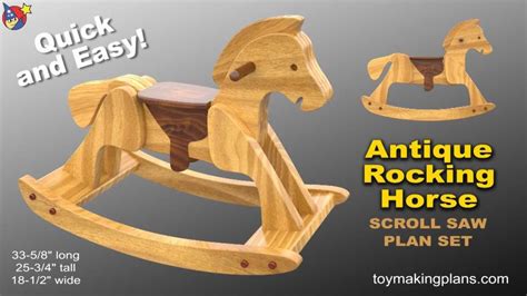 Wood Toy Plan - Heirloom Rocking Horse | Rocking horse, Woodworking ...