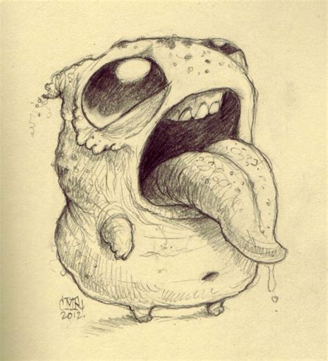 Pin by Erik Hommen on BUGS. | Morning scribble, Monster drawing, Cute ...