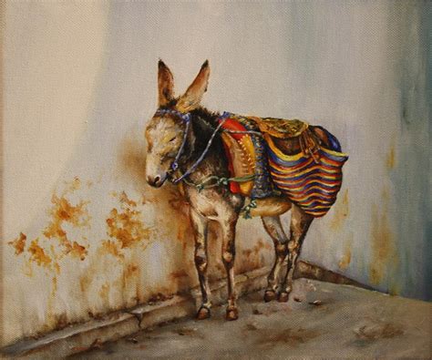 Pack Mule Painting by Jessica Colodny