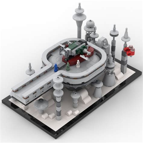 Lego Star Wars Cloud City Slave 1 Display Set - Custom MOC Instructions