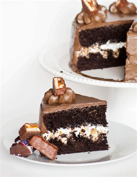 Chocolate Snickers Cake - Tatyanas Everyday Food