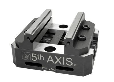 Machine tool vise - V562 - 5th Axis Inc. - vertical / for 5-axis machining