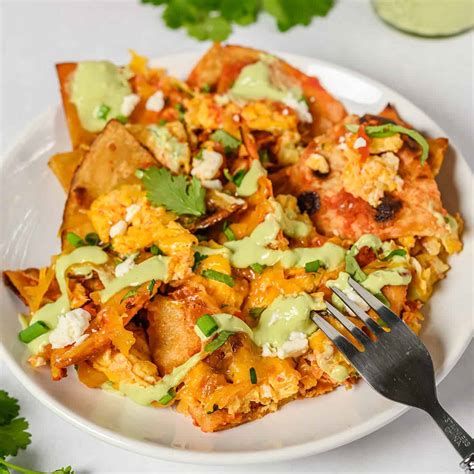 Mexican Chilaquiles Rojos Recipe | Dandk Organizer