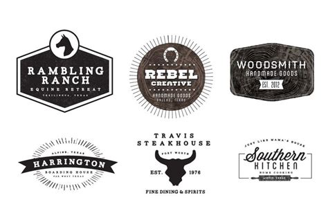 Western Logos | Western logo, Logos, Rustic logo