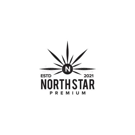 North Star Logo Design Template Stock Vector - Illustration of blue ...