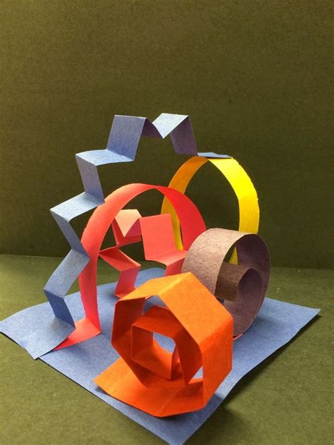 Paper sculpture 3rd grade Art @ Massac | Elementary art projects ...