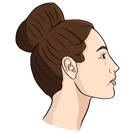 How to Draw a Woman Side Profile - Really Easy Drawing Tutorial