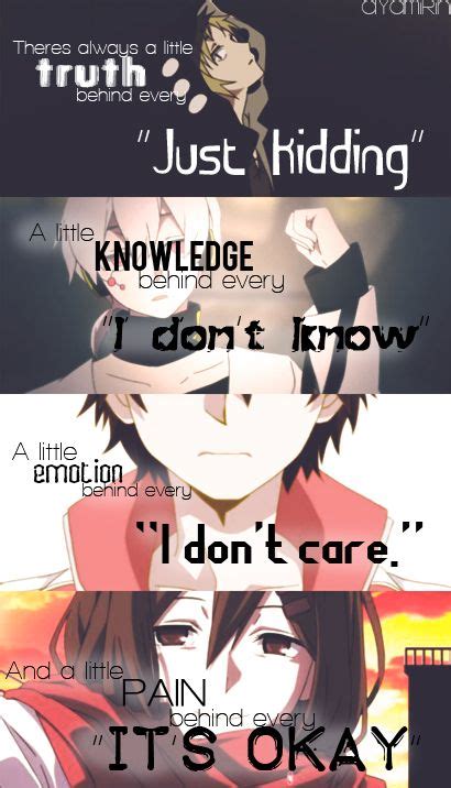 133 best images about Anime Quotes on Pinterest | Akame ga, Kuroko and ...