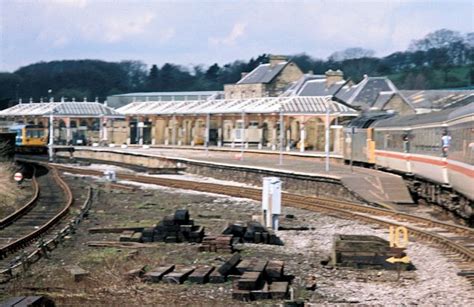 Skipton Railway Station from a train © Martin Tester cc-by-sa/2.0 ...