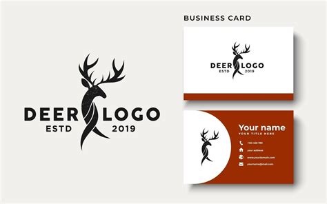 Deer Logo Logo Design Inspiration Isolated in White Background 2788910 ...