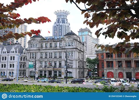 Shanghai Bund Architecture Scenery Editorial Image - Image of ...