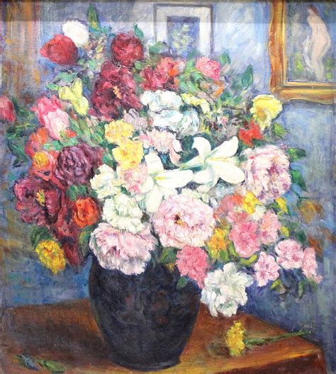 Proantic: Josef Svoboda 1901-1945 Czech Painter Floral Still Life