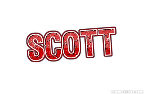 Scott Logo | Free Name Design Tool from Flaming Text