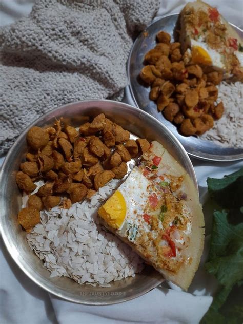 Chicken Chatamari with egg. Nepali Newari cuisine of Nepal. Food ...