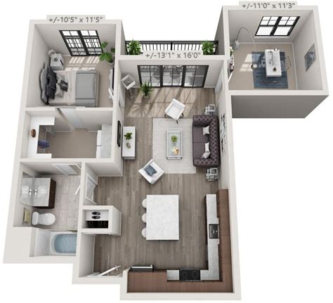 Floorplans | Starbuck Island Luxury Apartments Near Troy NY