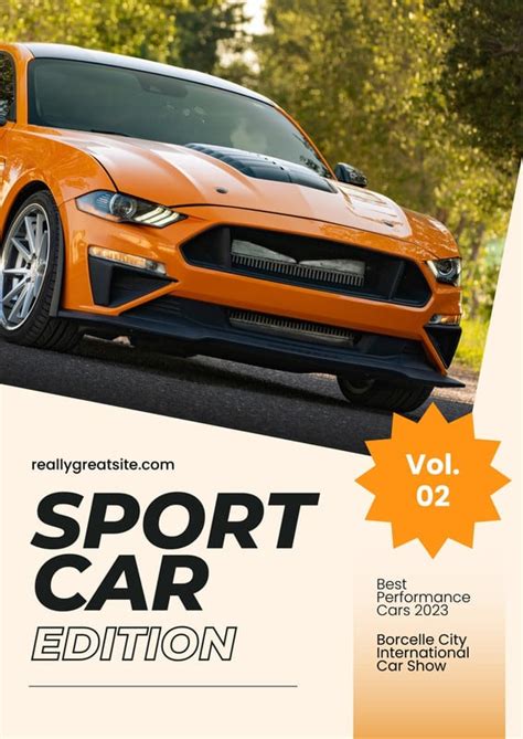 Free and customizable car magazine cover templates | Canva