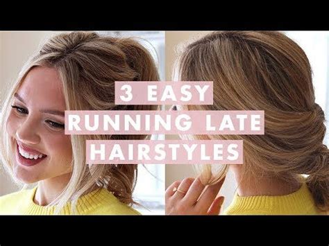 3 Easy Running Late Hairstyles | These 3 easy hairstyles are… | Flickr