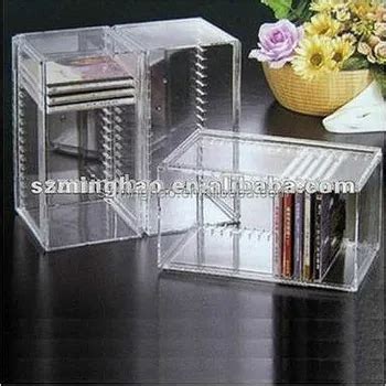 Clear Acrylic Cd Rack,Plastic Cd Storage Box - Buy Cd Rack,Plastic Cd ...