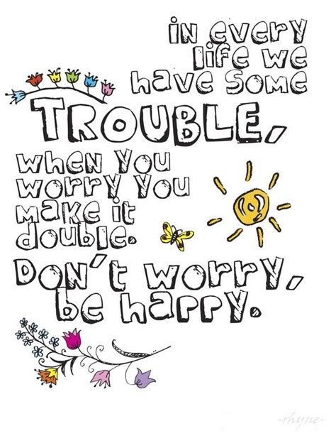 Bobby McFerrin / Bob Marley - "Don't Worry Be Happy" #songlyricsquote ...