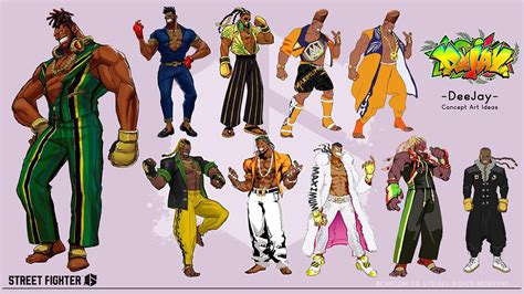 Dee Jay Concept Art Ideas - Street Fighter 6 Art Gallery