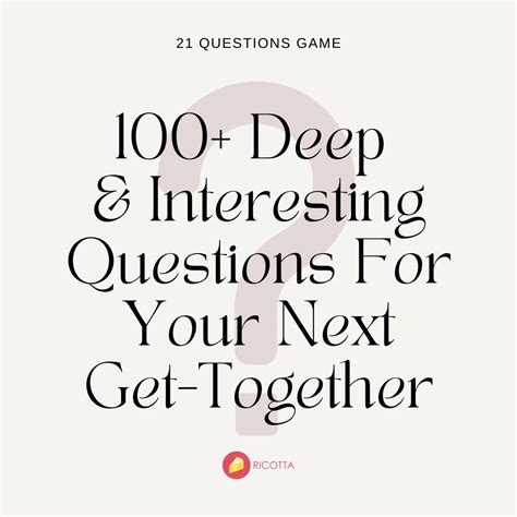 21 Questions Game: 100+ Deep & Freaky Questions To Ask Your Crush