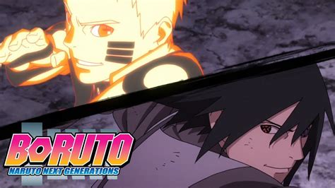 Naruto and Sasuke vs Momoshiki | Boruto: Naruto Next Generations - YouTube