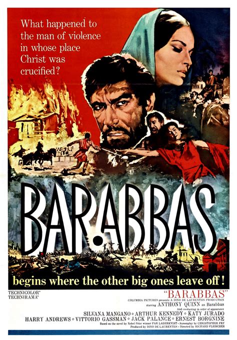 MOVIE POSTERS: BARABBAS (1961)