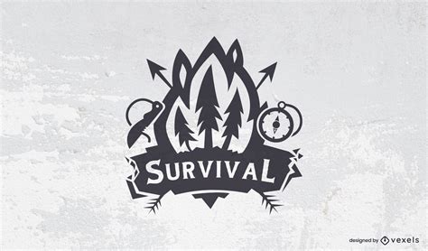 Survival Logo Template Vector Download