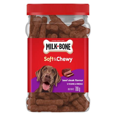 Milk-Bone Soft & Chewy Beef Steak Flavour Dog Treats 708g | Walmart Canada