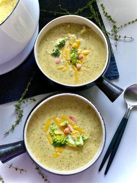 Chicken Broccoli Cheddar Soup - Hungry Happens