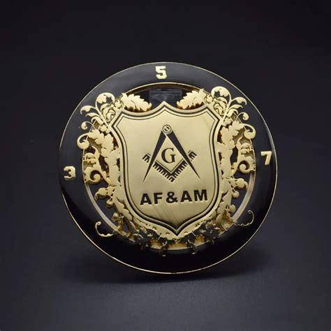 Custom masonic car emblems badges wheel emblems Masonic 3D Metal zinc ...