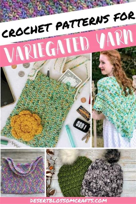 20+ FREE Variegated Yarn Crochet Patterns