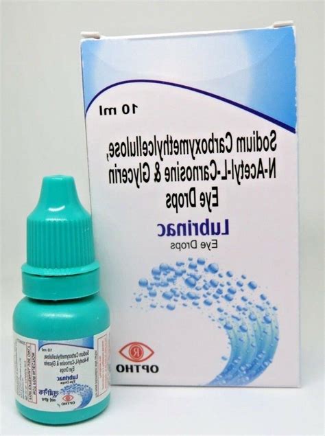 Lubrinac - Cataract Eye Drops with N-Acetyl-Carnosine 1.0%