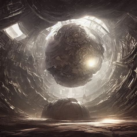 the inside of a dyson sphere, concept art, beautiful | Stable Diffusion